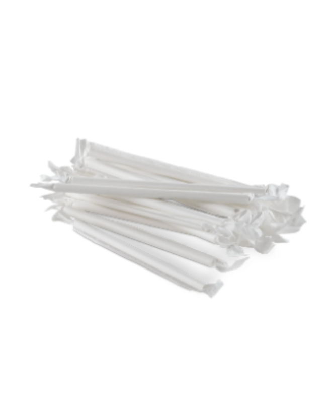 Wrapped Milkshake Straws (Packed 50)