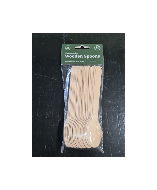 Wooden Spoon - 16cm (Packed 20)